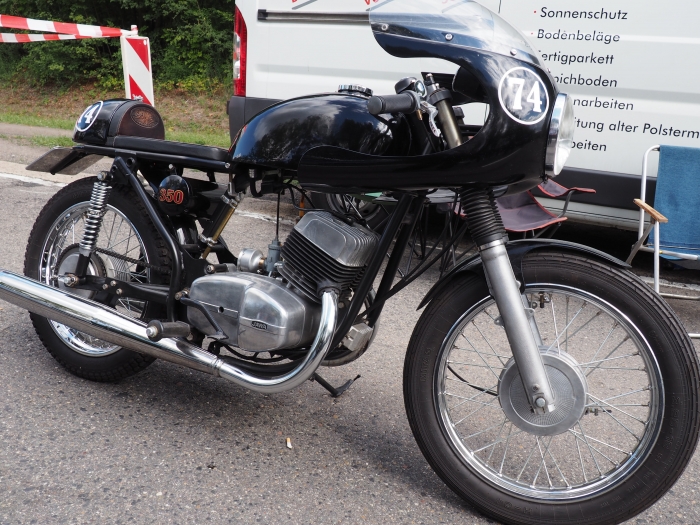 Motorcycle tour to Glemseck 101 Cafe racer sprint weekend - 