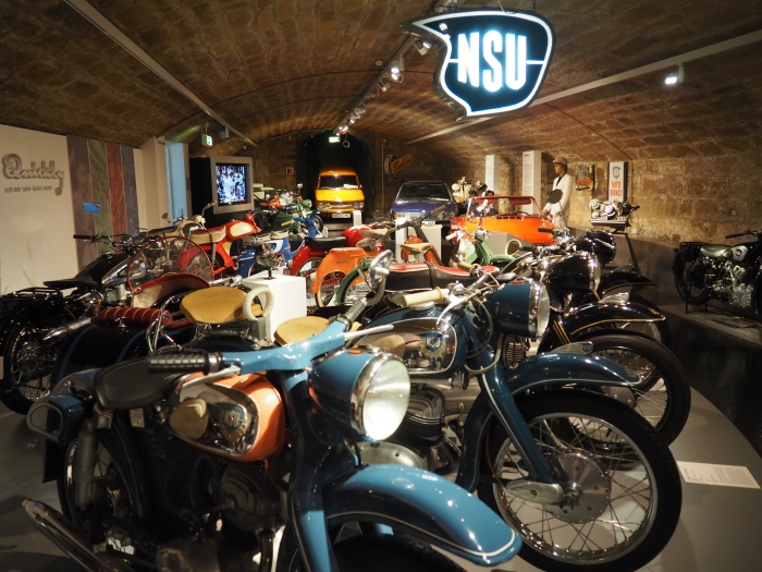 German 2 wheel museum Neckarsulm guided motorcycle touring holiday - 